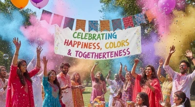 Celebrating Happiness, Colors, and Togetherness