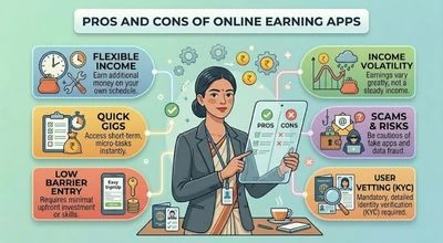 Pros and Cons of Online Earning Apps