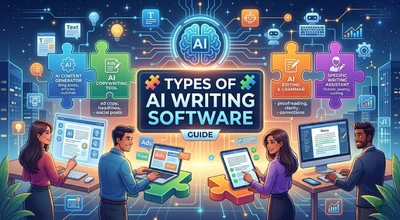 Types of AI writing software