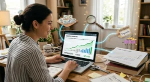best SEO tools for beginners in 2026, laptop surrounded by keyword and ranking tool icons