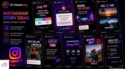 four Diwali Instagram story template ideas with interactive stickers